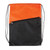 Two-Tone Custom Drawstring Backpack w/ Zipper - 13