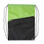 Two-Tone Custom Drawstring Backpack w/ Zipper - 13