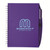 Spiral Bound Unlined Custom Notebook w/ Pen - 5.75
