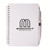 Spiral Bound Unlined Custom Notebook w/ Pen - 5.75