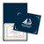 Linen Custom Logo Certificate Folder - 11.75
