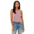 Bella + Canvas Racerback Cropped Promo Tank - Women's - thumbnail 8