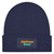 Cuffed Knit Custom Beanie w/ Imprinted Patch - thumbnail 1