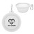 Collapsible Custom Logo Pet Bowl w/ Carabiner - thumbnail 4