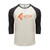 Threadfast® Triblend Custom 3/4-Sleeve Raglan - Unisex - thumbnail 2