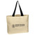 Natural Cotton Canvas Custom Tote Bag - 16