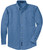 Port Authority® Long Sleeve Denim Logo Shirt - thumbnail 2
