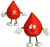 Silly Face Droplet Figure Promotional Stress Reliever - thumbnail 1