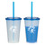 Color Changing Double Wall Custom Tumblers w/Straw - 16 oz. - thumbnail 2