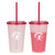 Color Changing Double Wall Custom Tumblers w/Straw - 16 oz. - thumbnail 4