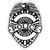 Police Badge Lapel Sticker Custom Sticker Rolls - thumbnail 2