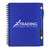 Metallic Textured Custom Notebook w/ Stylus Pen - 5"w x 7"h