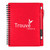 Metallic Textured Custom Notebook w/ Stylus Pen - 5