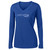Sport-Tek® PosiCharge Long Sleeve Competitor V-Neck Logo Shirt - Women's