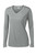 Sport-Tek® PosiCharge Long Sleeve Competitor V-Neck Logo Shirt - Women's - thumbnail 3