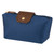 Zippered Custom Toiletry Bag w/ Leather Accents - thumbnail 3