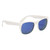 White Rubberized Mirrored Custom Sunglasses w/ Colored Lenses - thumbnail 2