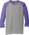 District Made Perfect Tri 3/4 Sleeve Custom T-Shirts - Men's - thumbnail 8