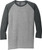 District Made Perfect Tri 3/4 Sleeve Custom T-Shirts - Men's - thumbnail 2