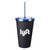 Matte Double Wall Custom Tumbler w/ Straw - 16 oz. - thumbnail 4