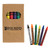 Kraft Box Custom Crayons - Six Pack