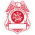 Firefighter Badge Lapel Sticker Custom Sticker Rolls - thumbnail 2