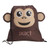Paws & Claws Promotional Drawstring Backpack - Monkey