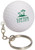 Golf Ball Shaped Custom Keychain Stress Ball - thumbnail 2