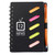 Spiral Bound Custom Notebook w/ Sticky Notes & Stylus Pen