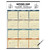 Time Management Span-A-Year Laminated Custom Calendar w/ Marker