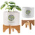 Think Green Custom Ceramic Planter Set - thumbnail 2