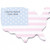 Full Color Souvenir® Custom Imprinted Sticky Notes - USA - 25 Sheet - 3.75