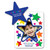 Star Cut-Out Picture Frame Logo Magnet - 20 mil