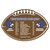 Jumbo Football Custom Magnet - 20 mil