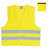 Custom Printed Reflective Vest w/ Zippered Pouch - thumbnail 1