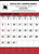 Contractor's Custom Calendar - 13-sheet - Red/Black
