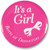 Round Safety Pin Back Promo Button - 2.5