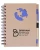 Die Cut Recycled Logo Notebook - Globe - 5.8