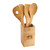 4-Piece Bamboo Promotional Kitchen Tools w/ Holder - thumbnail 2