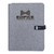 Binghampton RPET Custom Padfolio w/ Wireless Charger - 7"w x 9"h