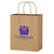 Reusable Brown Kraft Paper Custom Shopping Bag - 13"w x 17"h