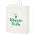 Large White Kraft Paper Custom Shopping Bag - 16