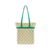 Custom Logo All-Over Print Zippered Tote Bag - 15