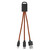 Custom Logo 3-in-1 Braided Charging Buddy - thumbnail 1
