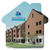 House Shaped Custom Printed Jar Opener - thumbnail 1