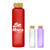 Customizable Bella Glass Bottle w/ Bamboo Lid - 20 oz. - thumbnail 1