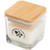 Custom Branded Mini Candle w/ Bamboo Lid - thumbnail 1