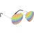 Swift Rainbow Custom Aviator Sunglasses