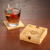 Custom Logo Bamboo Coaster Set - thumbnail 1