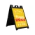Signicade® Deluxe Custom Logo A-Frame Kit - thumbnail 1